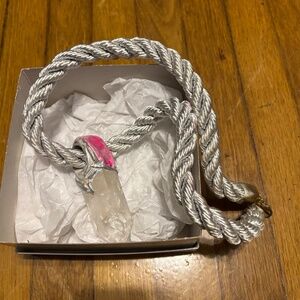 Adina Mills Crystal/Rope Necklace